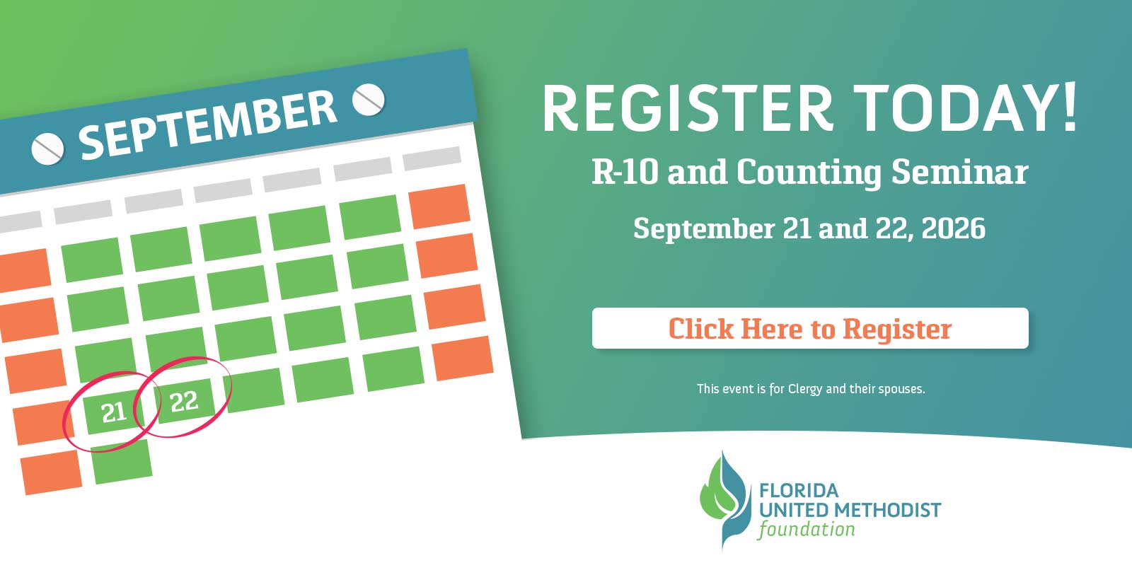 Click to register for the FUMF R-10 and Counting Seminar